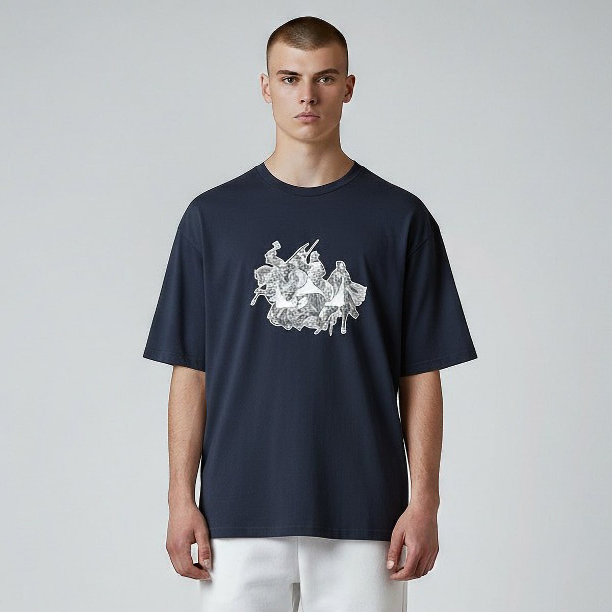 Rey Conquer Tee - Navy