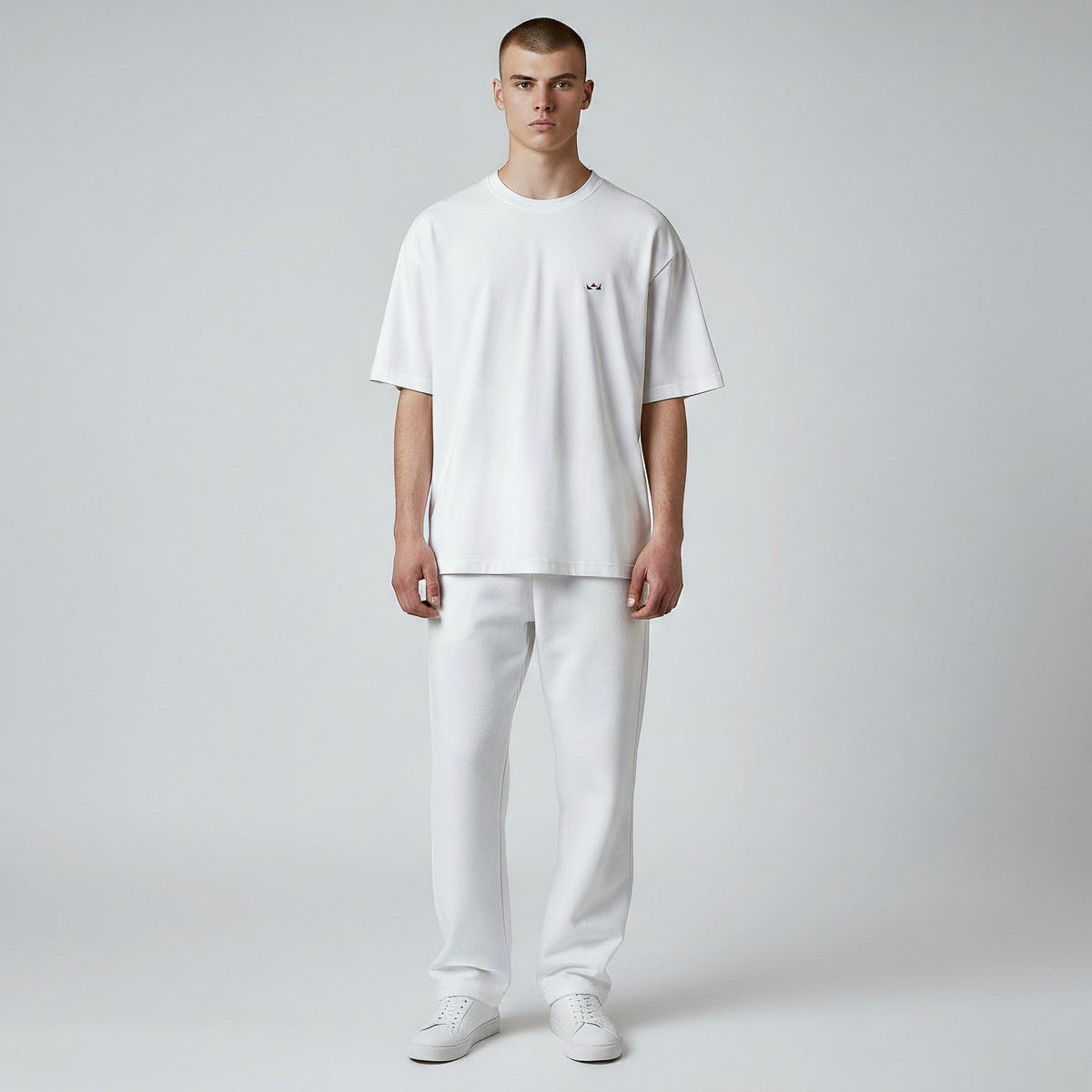 Rey Signature Crown Tee - White