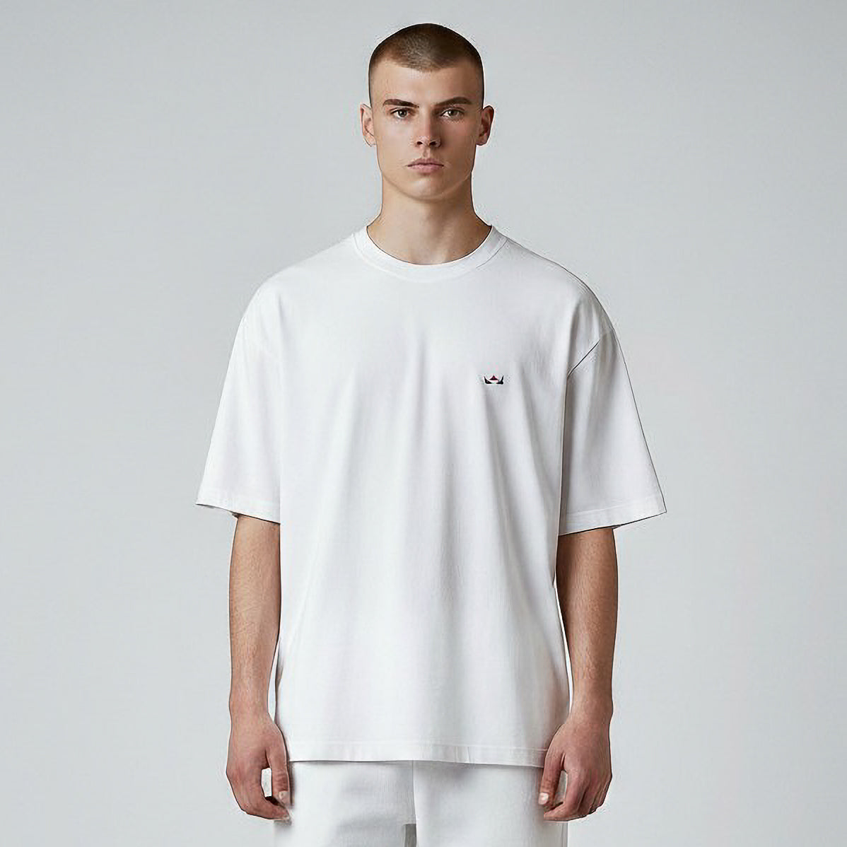Rey Signature Crown Tee - White