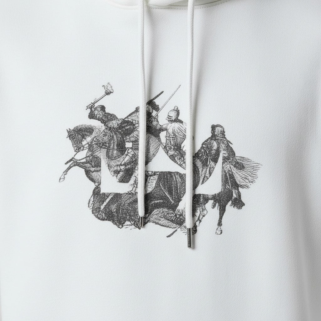 Rey Conquer Hoodie - White