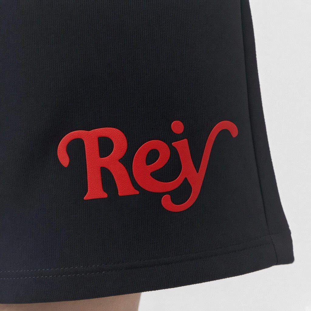 Rey Serif Shorts - Navy