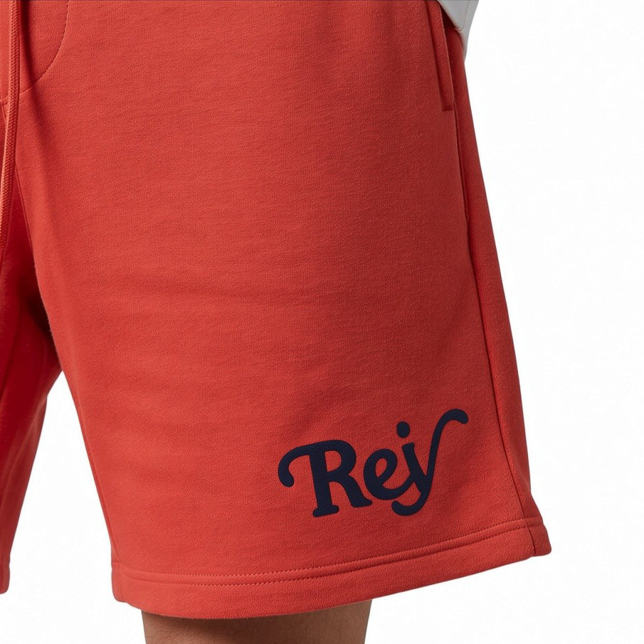Rey Serif Shorts - Red