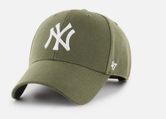 47 Brand New York Yankees MVP Snapback Cap / NY Beige White / RRP £28