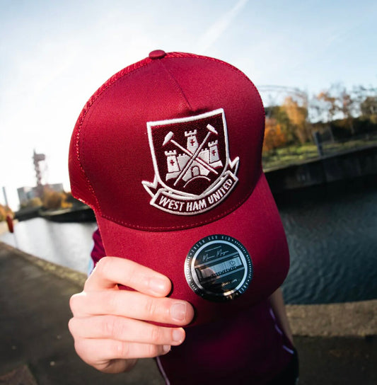 Fresh Ego Kid West Ham Retro Trucker Cap / Burgundy White / RRP £35
