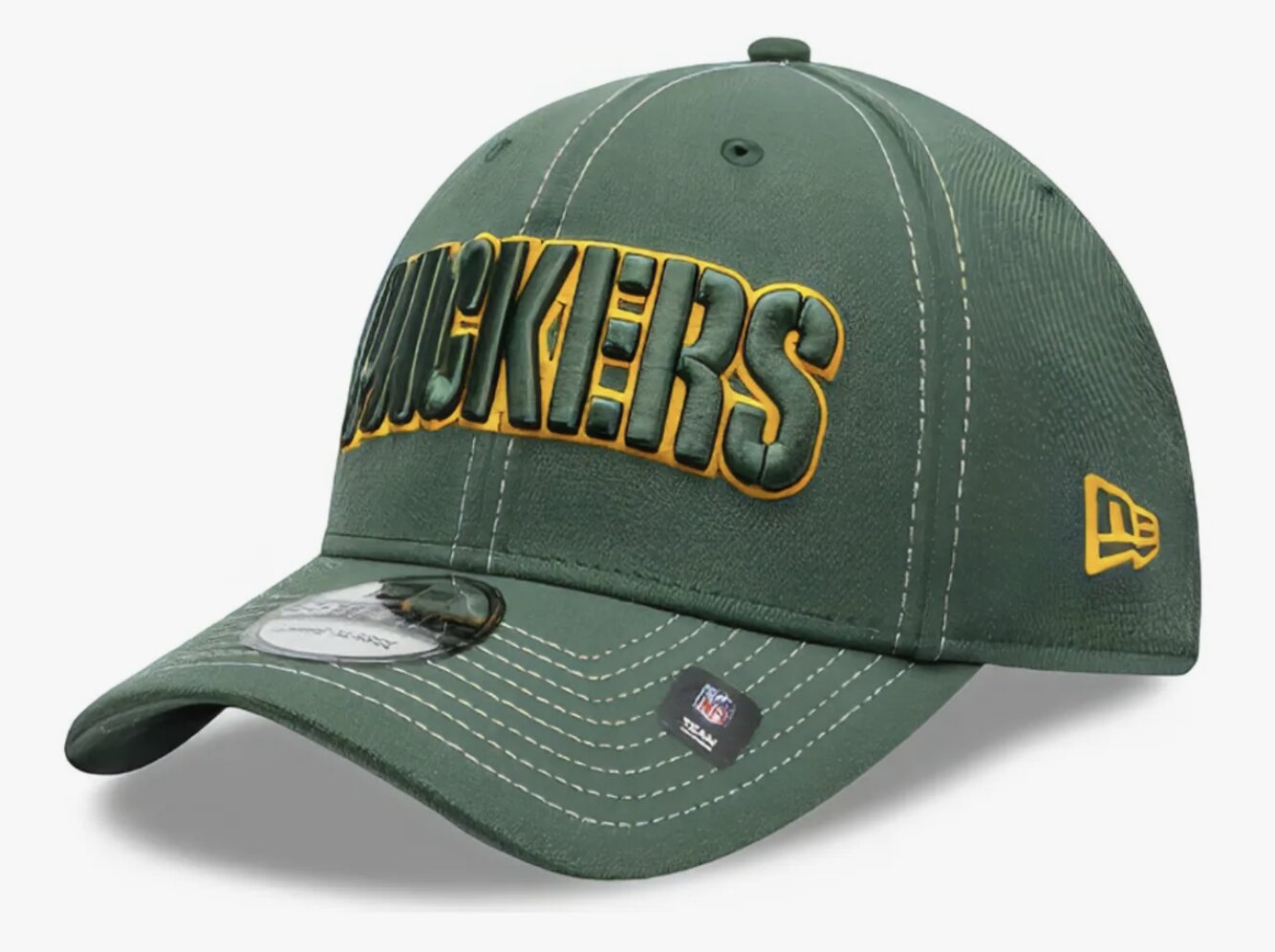 New Era Green Bay Packers 39Thirty Stretch Fitted Cap / Green Yellow / RRP £25