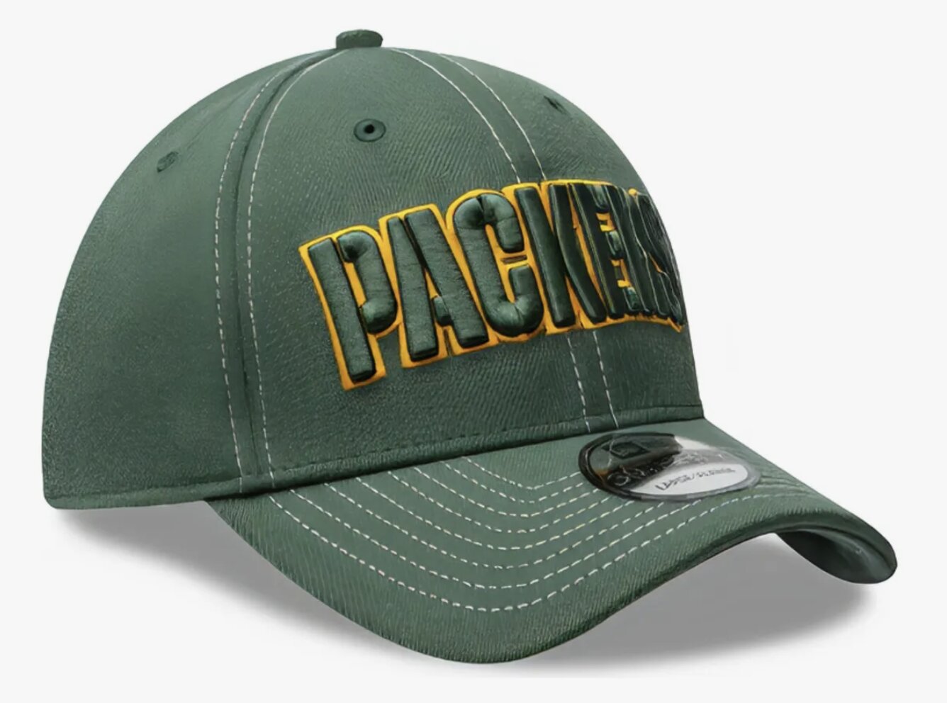 New Era Green Bay Packers 39Thirty Stretch Fitted Cap / Green Yellow / RRP £25