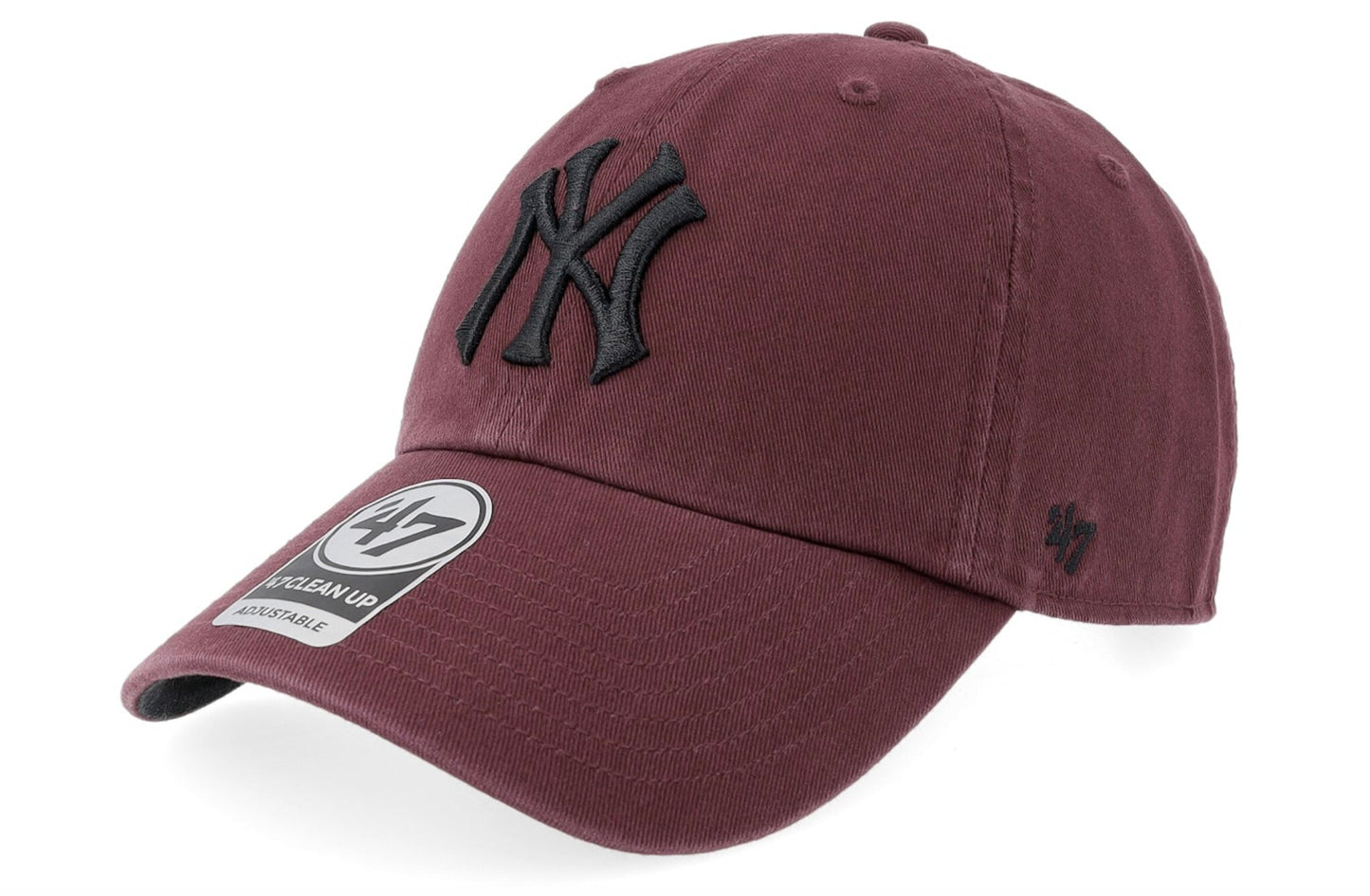 47 Brand New York Yankees NY Relaxed Clean Up Cap / Maroon / RRP £28