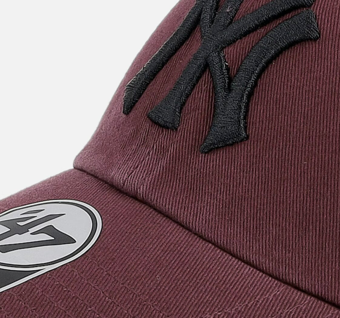 47 Brand New York Yankees NY Relaxed Clean Up Cap / Maroon / RRP £28
