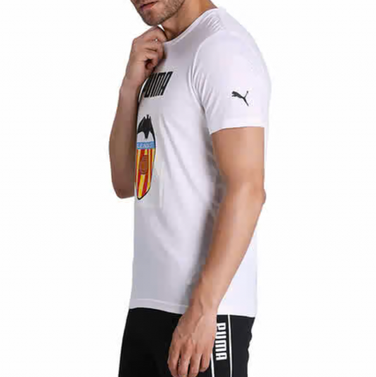 Puma Mens 2020-21 Valencia Puma Graphic Tee / White / RRP £27.99