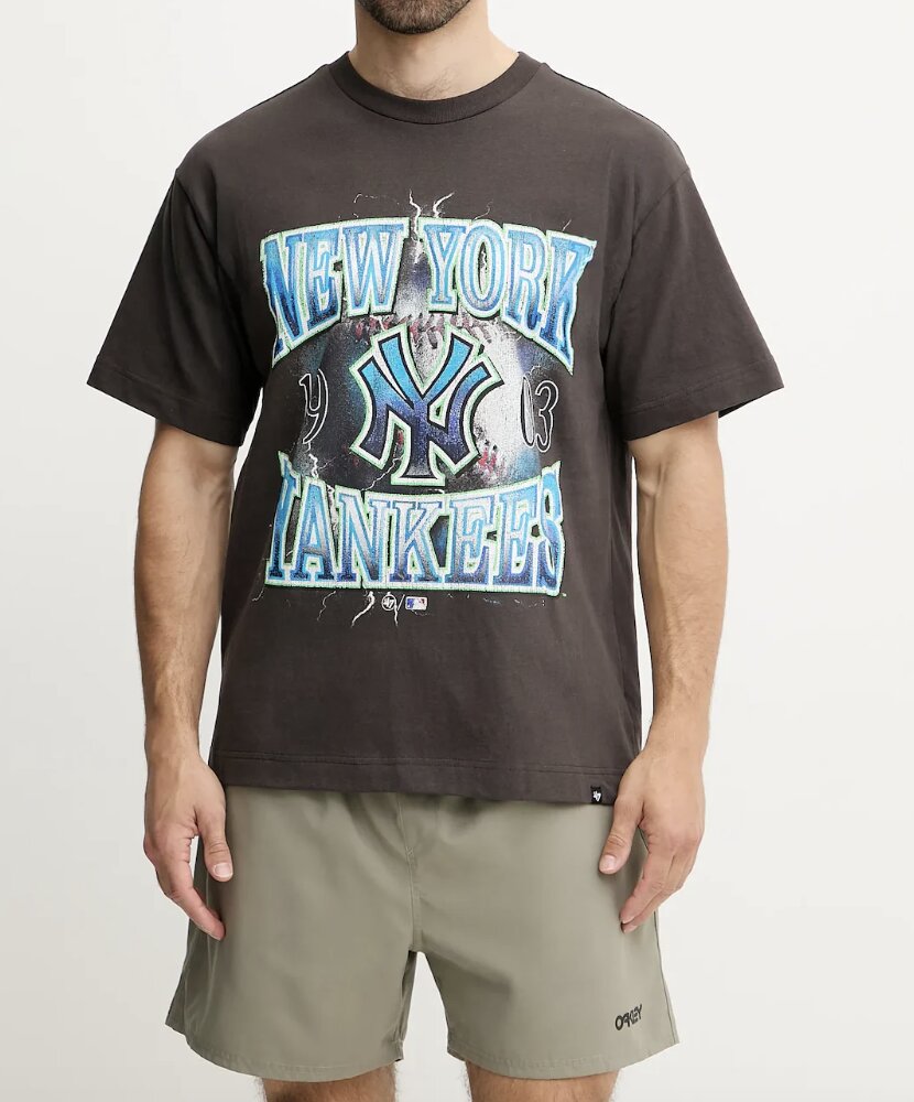 Sigma Foundation Mens Tee / New York Yankees / Carbonite / BNWT / RRP £25