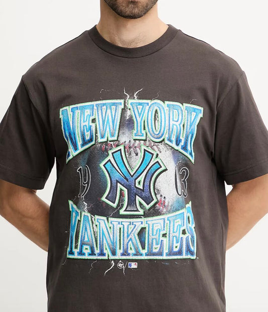 Sigma Foundation Mens Tee / New York Yankees / Carbonite / BNWT / RRP £25