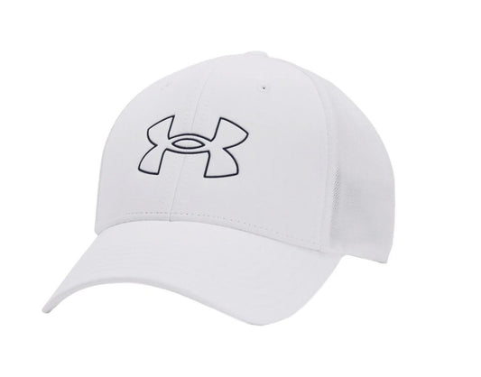 Under Armour Adults Isochill Driver Mesh Adjustable Cap / White Navy / RRP £30