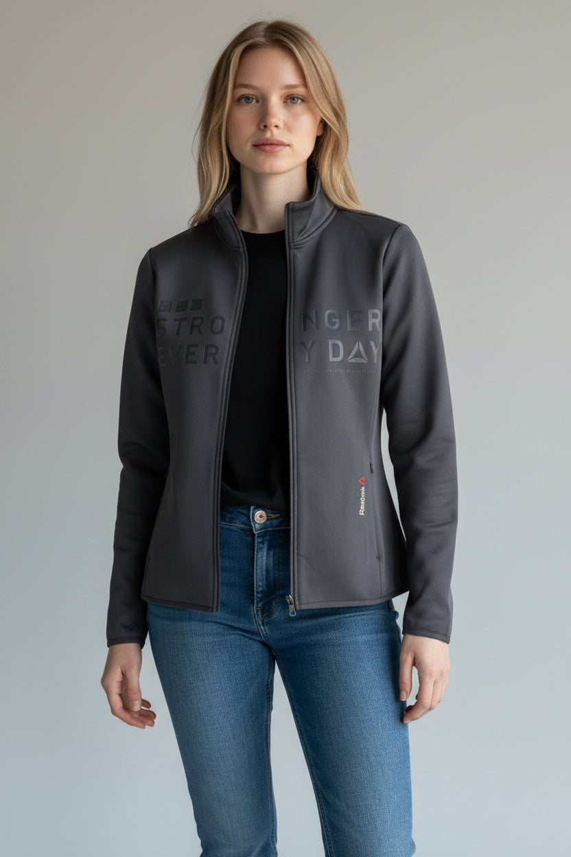 Reebok Womens One Series Winter Warm Track Jacket / BNWT / Black / RRP £70