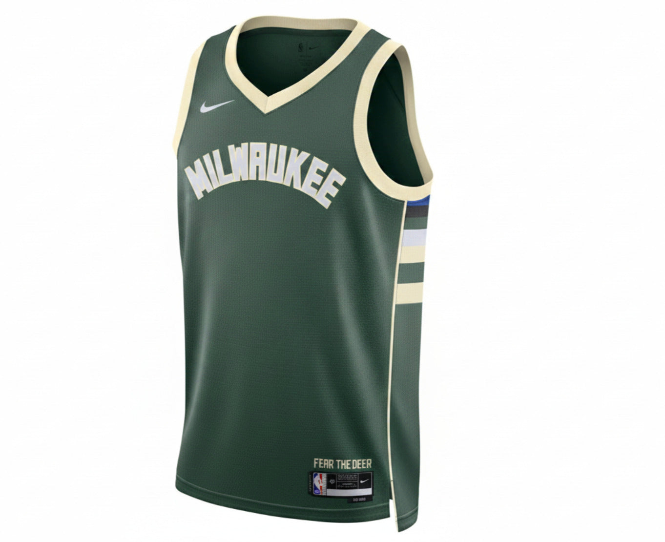 Nike Mens Milwaukee Bucks Blank Basketball Jersey / Green / RRP £90