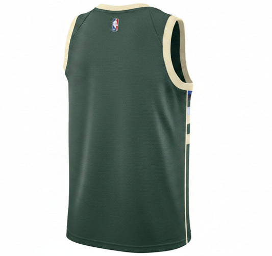 Nike Mens Milwaukee Bucks Blank Basketball Jersey / Green / RRP £90