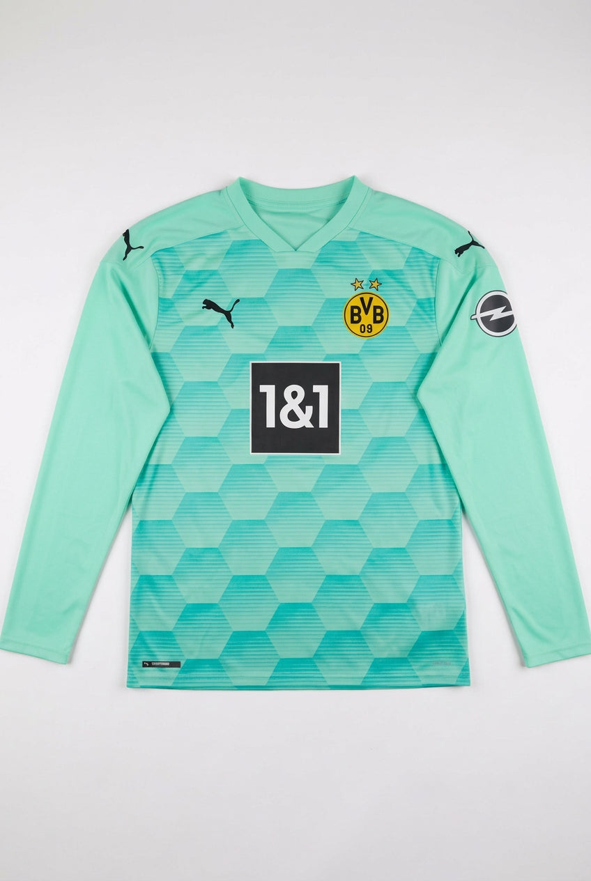 Puma Mens 2020-21 Dortmund GK Football Shirt / BNWT / Green / RRP £65