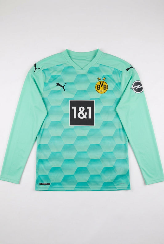 Puma Mens 2020-21 Dortmund GK Football Shirt / BNWT / Green / RRP £65