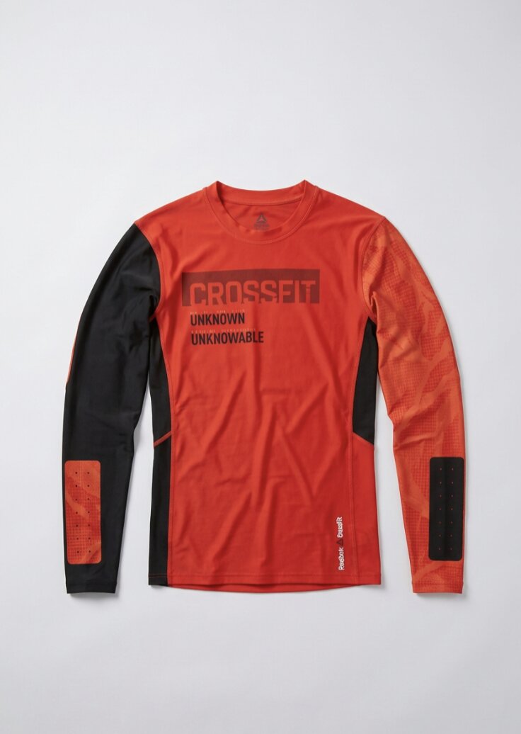 Reebok Mens Longsleeve CrossFit Compression Shirt / BNWT / Red / RRP £60