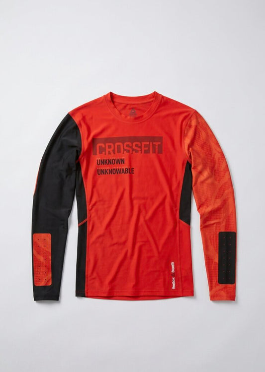 Reebok Mens Longsleeve CrossFit Compression Shirt / BNWT / Red / RRP £60