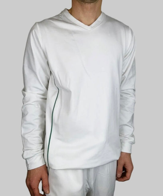 Castore Mens Cricket White Pullover Jumper / White / RRP £60