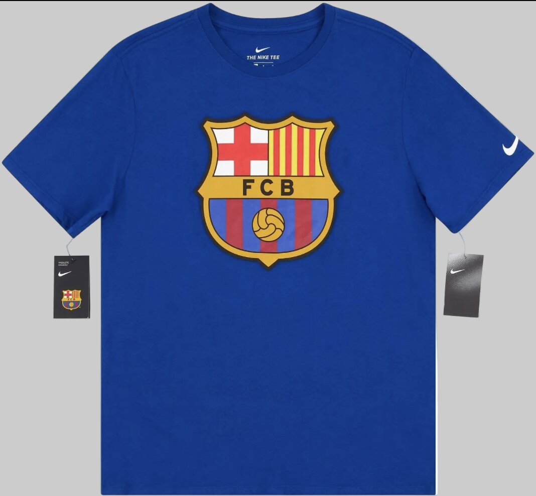 Nike Womens 2018-19 Barcelona Nike Fan Tee / Blue / RRP £29.99