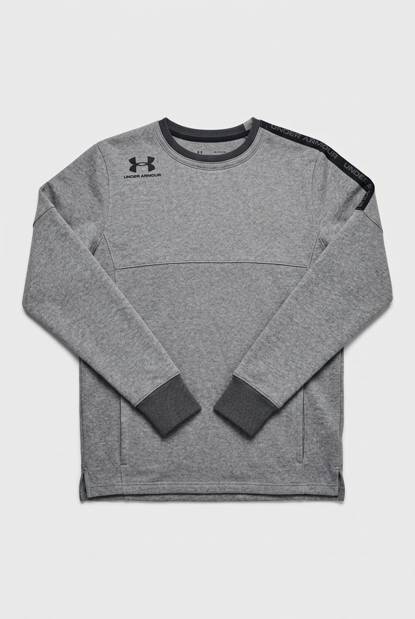 Under Armour 2019-20 Lokomotiv Moscow Off-Pitch Crew / Grey / Mens / RRP £29.99