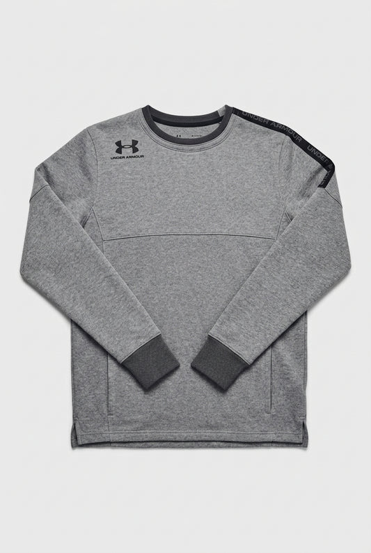 Under Armour 2019-20 Lokomotiv Moscow Off-Pitch Crew / Grey / Mens / RRP £29.99