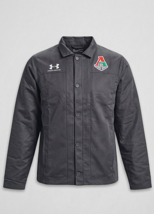 Under Armour 2019-20 Lokomotiv Moscow Touchline Jacket / Grey / Mens / RRP£59.99