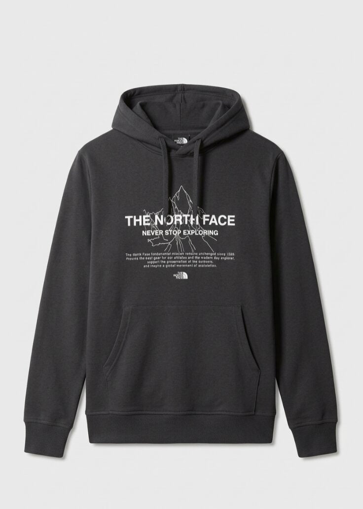 The North Face Mens Front Peak Hoodie / Black / RRP £70