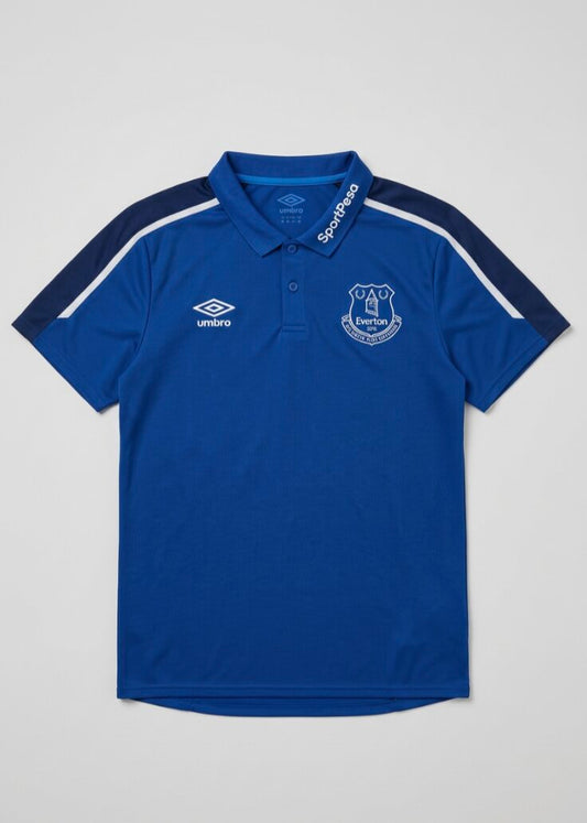 Umbro Mens Everton Training Polo T-Shirt / Blue / RRP £38