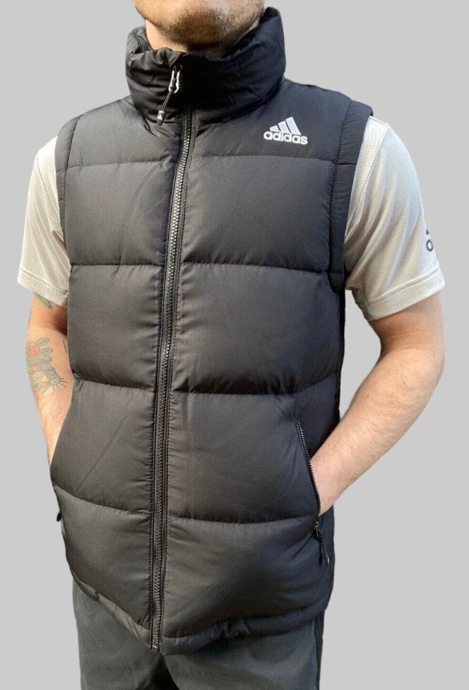 Adidas Men's Down Vest Bodywarmer Gilet / Black