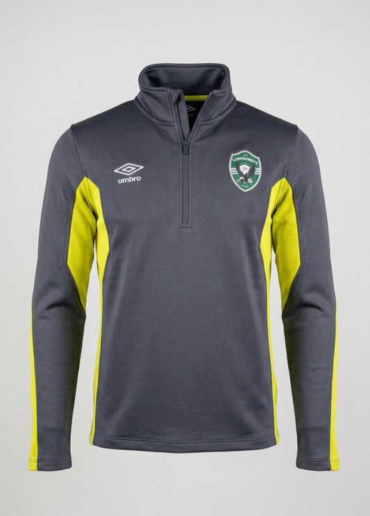 Umbro Mens 2017-18 Ludogorets Razgrad 1/2 Zip Training Top / Grey / RRP £50