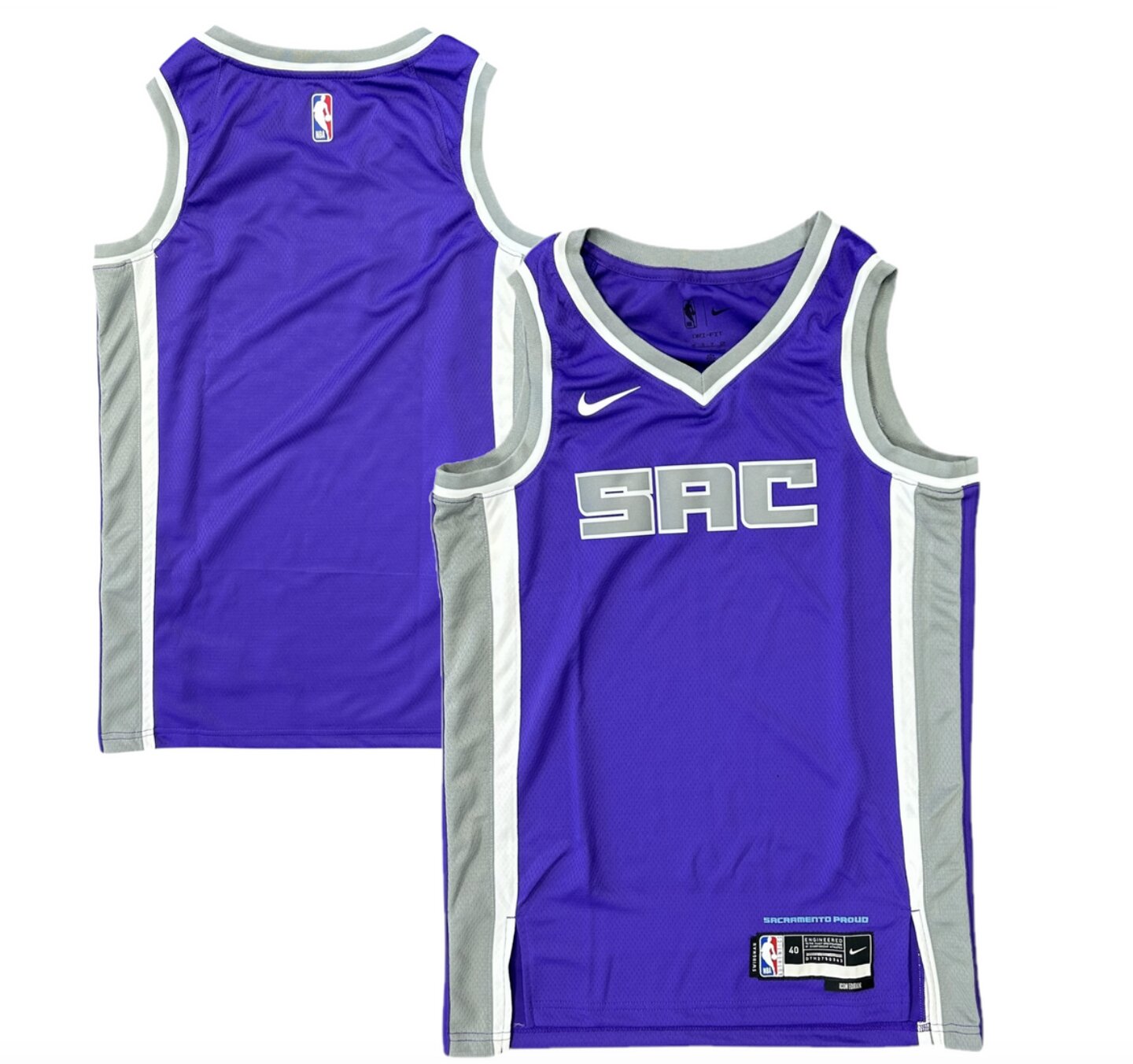 Nike Men's Sacramento Kings Blank Basketball Jersey / Purple / RRP £90