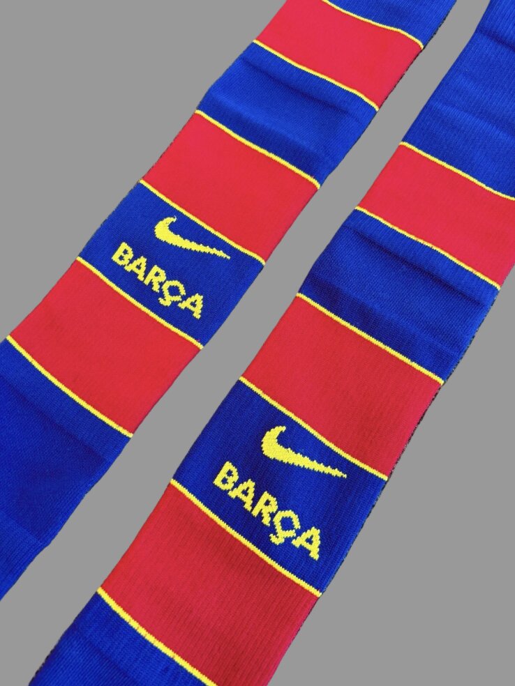 Nike Kids Barcelona Home Football Sock / Navy Red / RRP £16