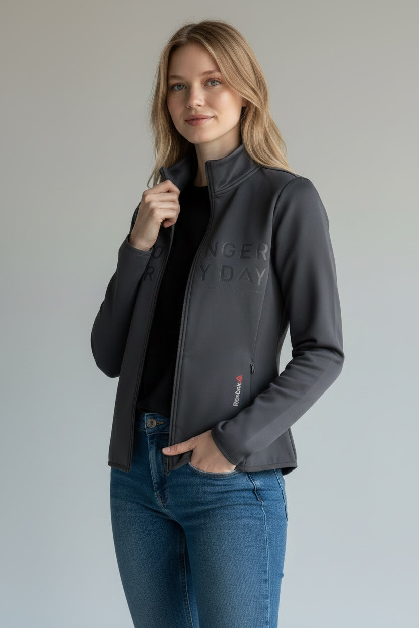 Reebok Womens One Series Winter Warm Track Jacket / BNWT / Black / RRP £70