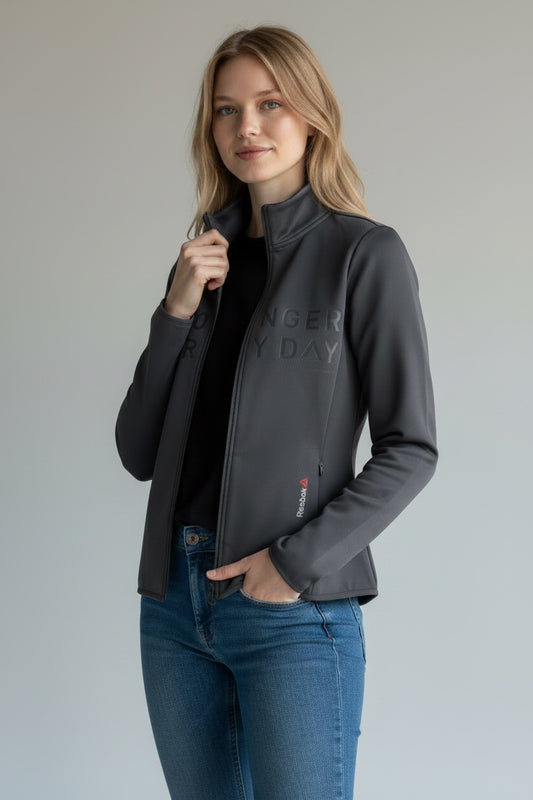Reebok Womens One Series Winter Warm Track Jacket / BNWT / Black / RRP £70