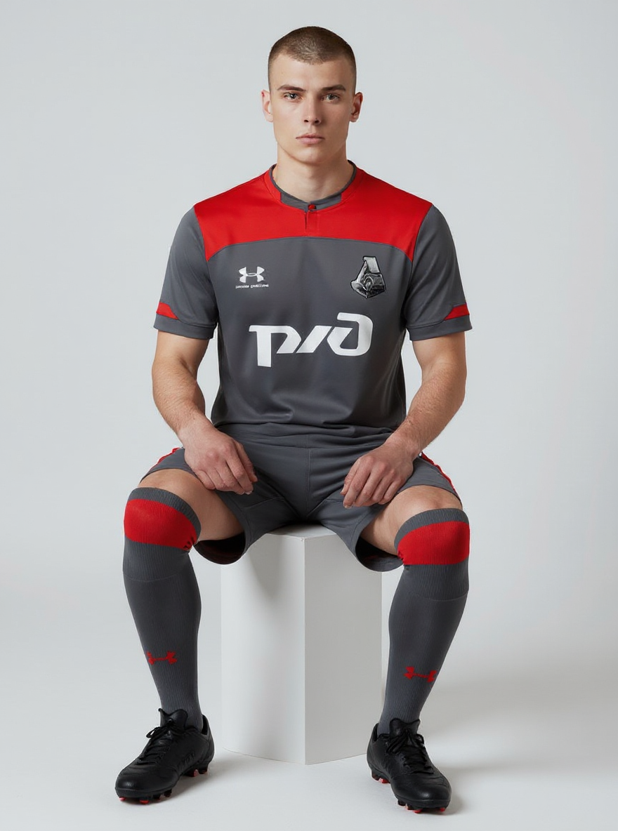 Under Armour Football Shirt / Grey / Lokomotiv Moscow Third / RRP £55
