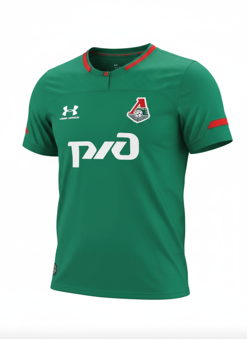 Under Armour Football Shirt / Lokomotiv Moscow Home / Green / RRP £55