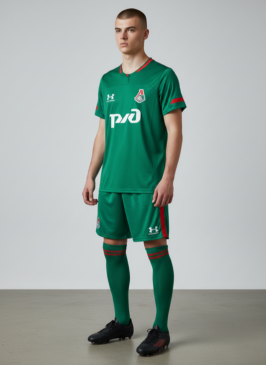 Under Armour Football Shirt / Lokomotiv Moscow Home / Green / RRP £55