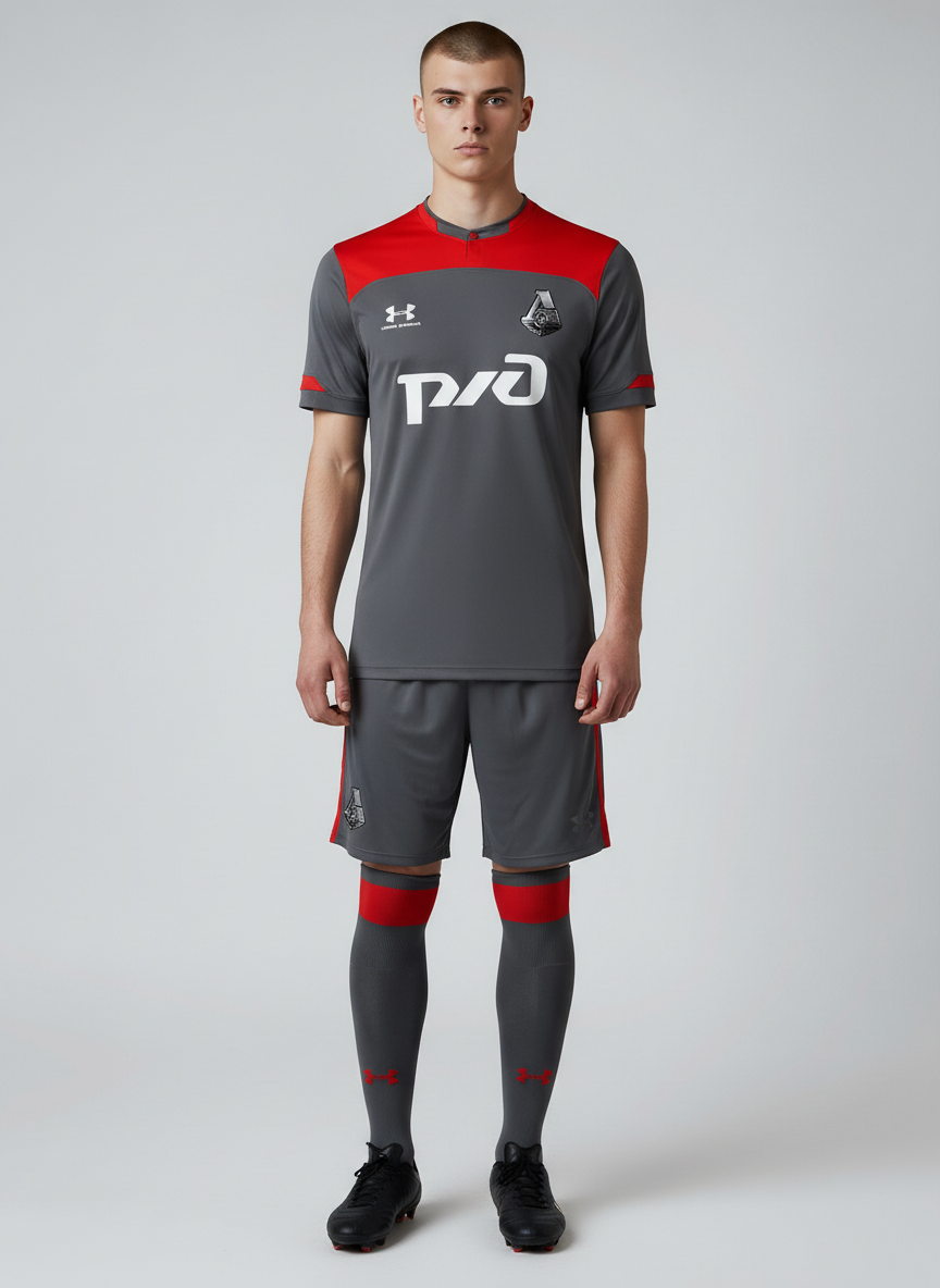 Under Armour Football Shirt / Grey / Lokomotiv Moscow Third / RRP £55