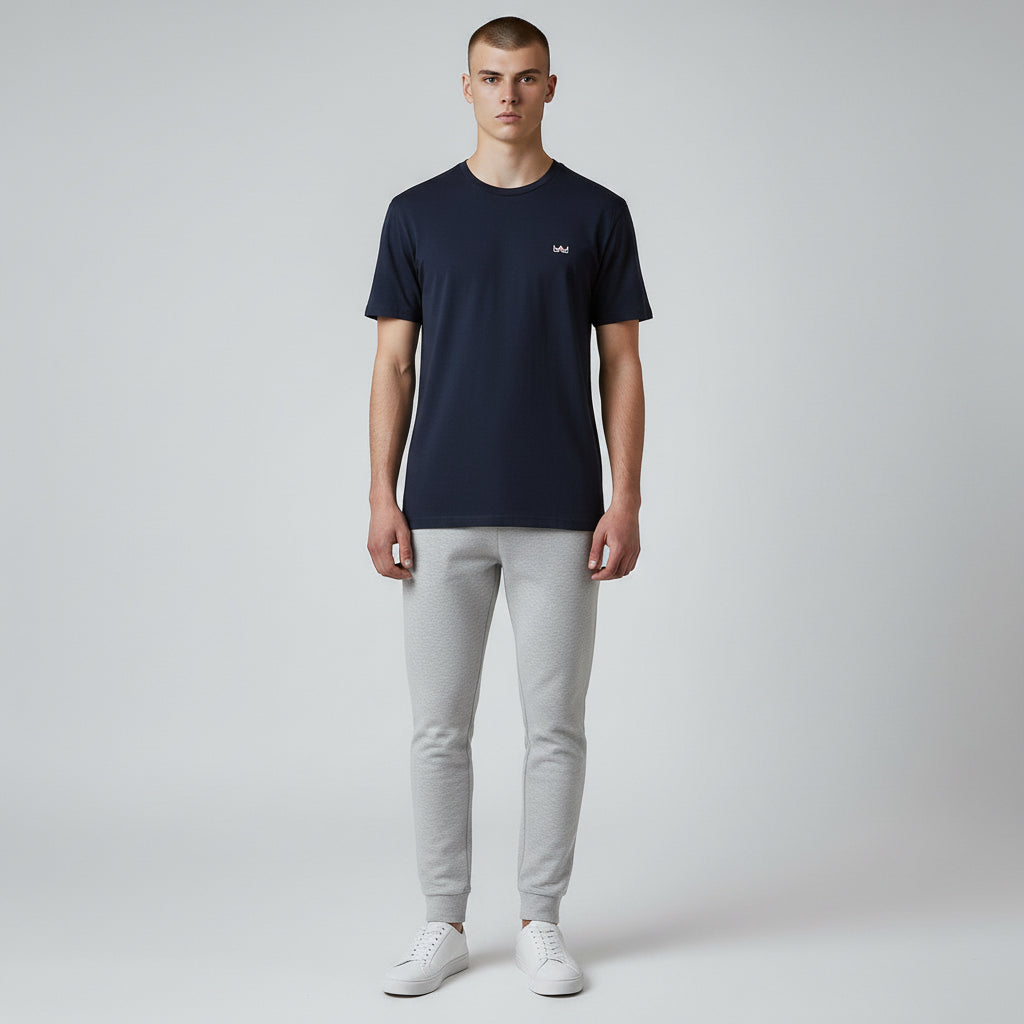 Rey Signature Crown Tee - Navy