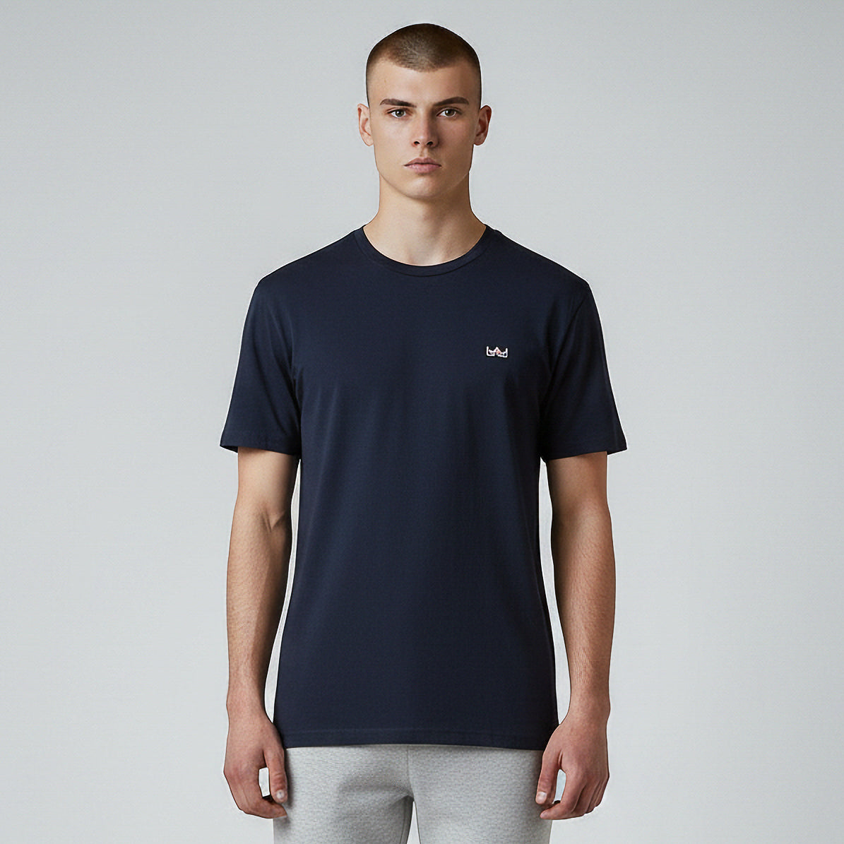 Rey Signature Crown Tee - Navy