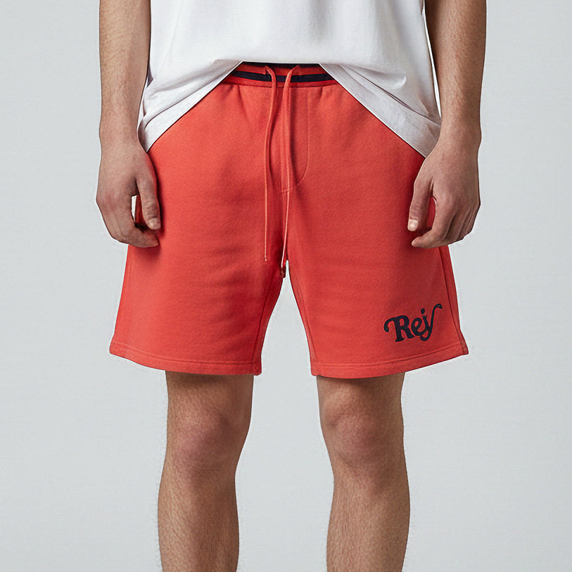 Rey Serif Shorts - Red