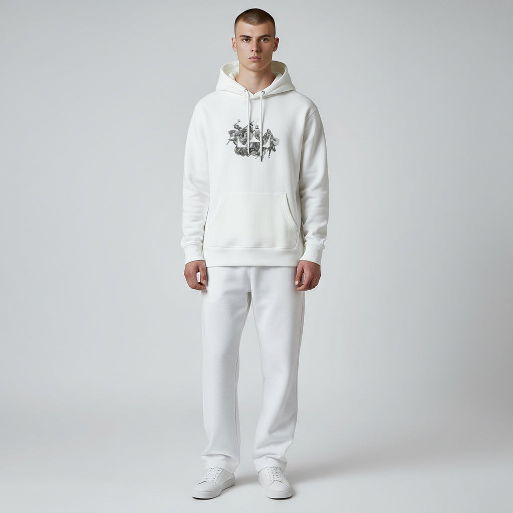 Rey Conquer Hoodie - White