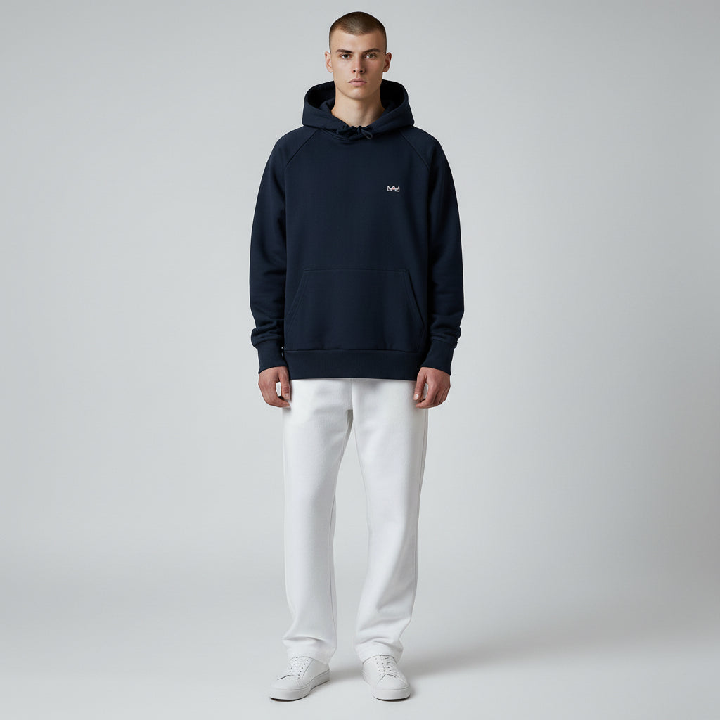 Rey Signature Crown Hoodie - Navy