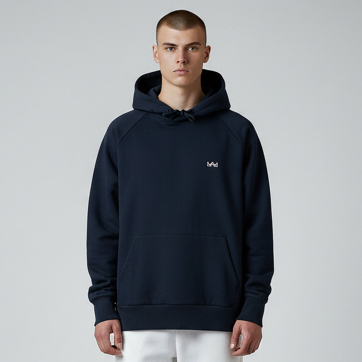Rey Signature Crown Hoodie - Navy