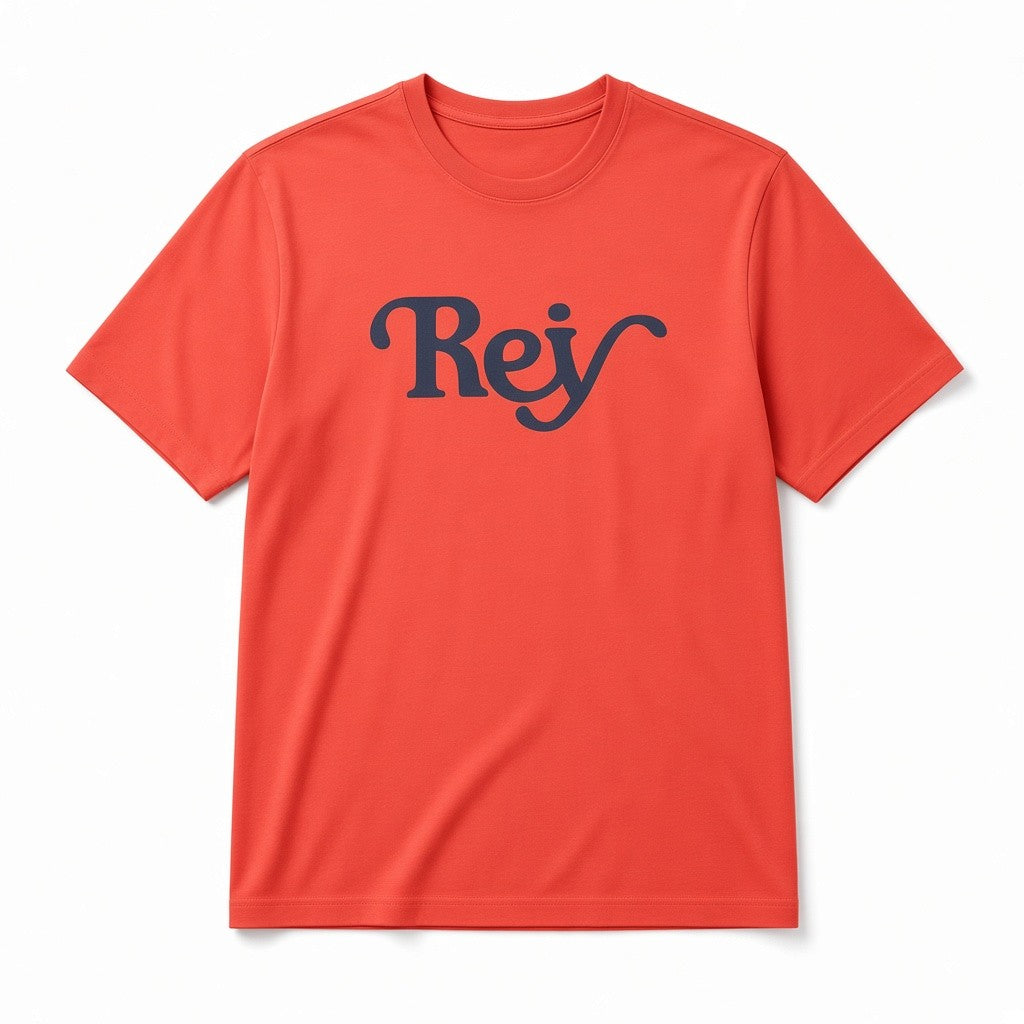 Rey Serif Tee - Red